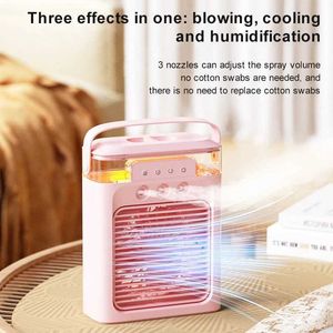 Humidificateurs Nouveau ventilateur de pulvérisation USB Humidificateur Réfrigérant Air Climating venti