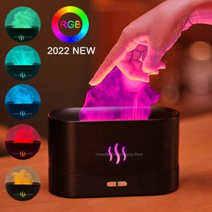 Bevochtigers andere huizen tuin vlam luchtbevochtiger USB aroma diffuser kamer geur mist maker essentiële olie difusors voor leven 221014