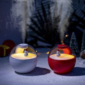 Luftbefeuchter Poke Ball Luftbefeuchter mit Nachtlicht für Weihnachtsdekoration Luftfeuchtigkeitshalter Cool Mist Maker Autoreiniger Humificador Q230901
