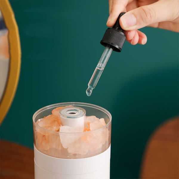 Humidificadores Humidificador de aire portátil Aromaterapia para el hogar 250 ml Mini USB Difusor de aroma ultrasónico con luz colorida