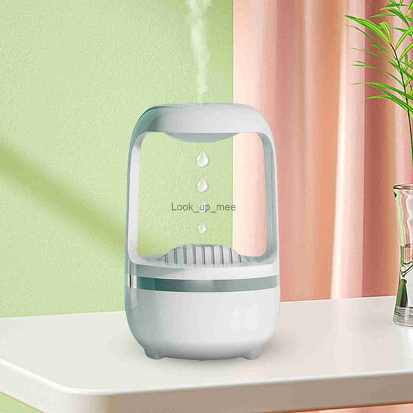 Humidificadores Humidificador de aire portátil Apagado automático 500 ml Spray de niebla fina Antigravedad Humidificadores de reflujo de gotas de agua para dormitorio Oficina YQ230927