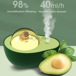 Luchtbevochtigers Draagbare avocado-luchtbevochtigers USB oplaadbaar Draadloos 240 ml Aromatherapie etherische olie-diffuser Mute luchtreiniger voor thuis YQ230927