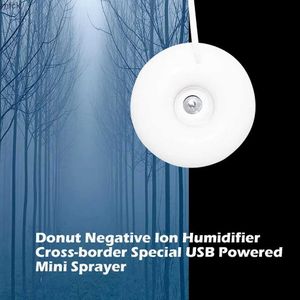 HUMIDIFIERS PORTABLE Donuts négatifs Ion Air Humidificateur Protection de coupure d'eau Mini Maker Maker Ultrasonic Maker pour le bureau de voiture