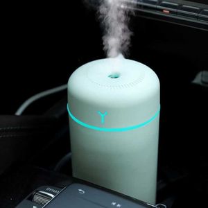 Humidificateurs portables 420 ml Air électrique Humidificateur Aroma Diffuseur USB Pulporteur de brume cool avec lumière de nuit colorée pour Home Car Humidificateur
