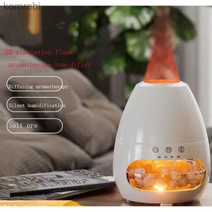 Humidificateurs Pierre de sel aromathérapie Machine huile essentielle humidificateur créatif maison bureau nouveau volcan aromathérapie MachineL240115