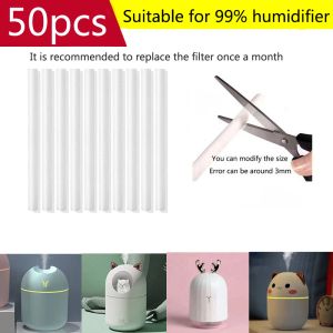 Humidificateurs Small Household Air Humidificateur Filtre de diffusion aromatique, Longueur de noyau de coton absorbant en eau peut être coupé des filtres