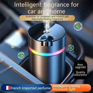 Humidificateurs Rytraiteurs d'air de voiture intelligente Diffuseur Intelligent Aromathérapie Humidificateurs avec concentration réglable Cadeaux de 50 ml