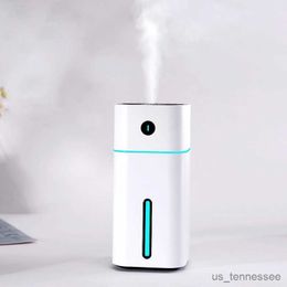 Humidificadores Usb Humidificador de aire Difusor Mini Ultrasónico portátil para la casa Niebla fresca eléctrica con luz de noche LED R230615