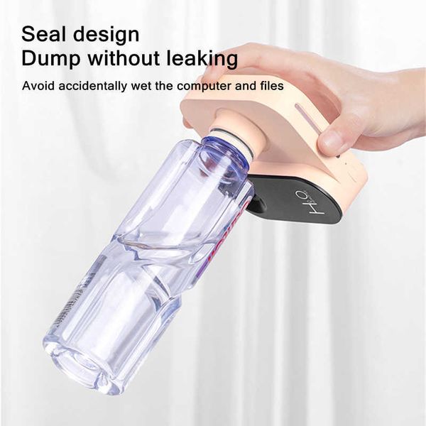 Humidificateurs USB Portable Mini humidificateur d'air bouteille d'eau pulvérisateur de brume 1200mAh rechargeable avec lampe LED