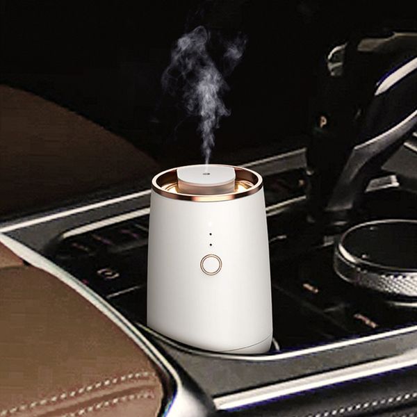 Humidificateurs sans eau Arôme Huile Essentielle Diffuseur De Voiture USB Auto Aromathérapie Diffuseur Nébuliseur Rechargeable Portable Mist Maker Pour La Maison 230427