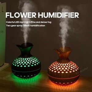 Humidificateurs Humidificateur de particules en bois 300 ml USB Diffuseur aromatique ATomizer USB Humidificateur Y240422