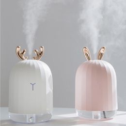 Humidificateurs Xiaomi 220ML humidificateur d'air à ultrasons arôme diffuseur d'huile essentielle pour la maison voiture USB brumisateur brumisateur avec lampe de nuit LED