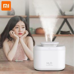 Humidificateurs Xiaomi Diffusion Aromathérapie Humidificateur Grande Capacité 3.3L Double Pulvérisation Portable USB Ultrasonique Brume Froide Pulvérisateur Coloré Nig