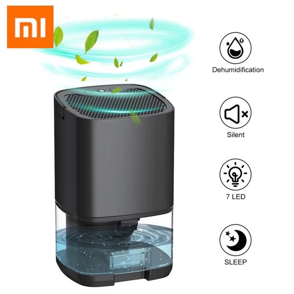 Humidificateurs Xiaomi déshumidificateur Portable 1000ml déshumidificateur de réservoir d'eau pour la maison salle de bains sous-sol Deshumidificador Portable Dehumidife