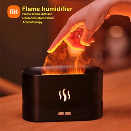 Humidificateurs Xiaomi Simulation Flame Humidificateur Aroma DIFFUSER INDÉMENTATION DU MODIAUX ENDUILIT