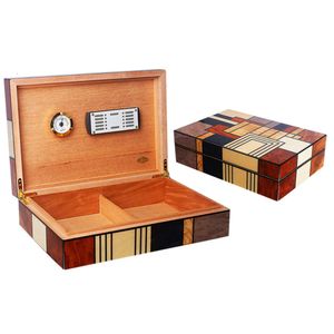 Humidor Grand capacité cèdre bois créatif de la mode voyage cigare humidor