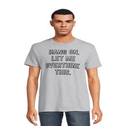 Humour Men s Let Me Overthink It Graphic T-Shirt, tailles S-3XL