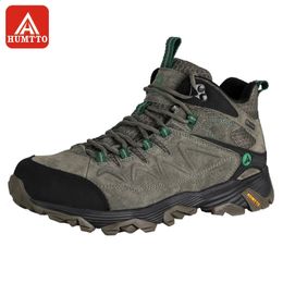 HUMTTO chaussures de randonnée hommes hiver Sports de plein air chaussures d'escalade antidérapant chaud à lacets Trekking baskets hautes grande taille 240202