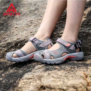 Humtto Outdoor Womens Sandalen Mesh Ademend Wandelen Schoenen Sport Sandalen Trekking Schoenen Vissen Sneakers Strand Aqua Waterschoenen Y0714