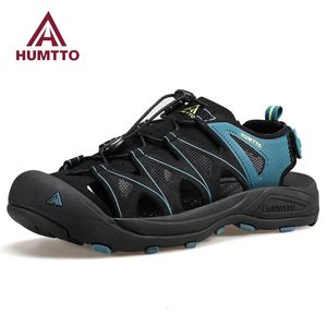 Humtto Water Beach Chaussures pour hommes Sandales d'été respirantes Randonnée extérieure Homme camping pêche à la pêche pour hommes Sneakers 240415