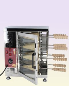 Machine de gril à fourgon de gâteau de cheminée hongroise Kurtos Kalacs Kurtoskalacs Roll Maker9498635