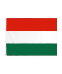 Hongrie Natinal Flag Retail Direct Factory Whole 3X5FTS 90X150CM BANNE POLYSEST