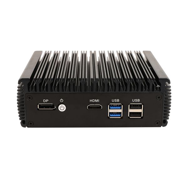 HUNSN RJ05F, Intel N5105, Micro Firewall Appliance, Router PC, Mini PC, AES-NI, 6xintel 2.5GBE I226-V, DP, HDMI, SIM Slot