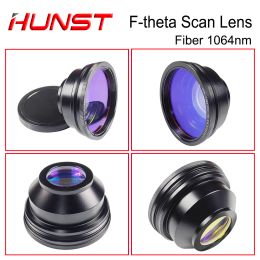 Hunst F-Theta Scan Lens Mount M85X1 1064 nm Lente de campo 50-400 mm F80-525 mm para la máquina de marcado láser de fibra óptica de YAG