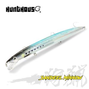 Hunthouse Sandeeel Minnow Lures 143mm14G 173mm23G 208mm33g kunstmatige Jerkbait Wobbler Long Casting Stickbait Trout Pesca 240407