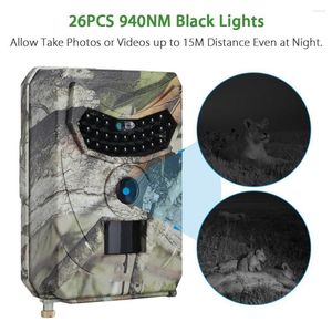 Jacht-camera PO Trap 12MP Wildlife Trail Night Vision Thermal Imager Videocamera's voor jacht op Scouting Game