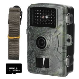 Caméras de chasse 16MP 1080P Portable prenant la caméra de suivi des chasses en plein air observation des animaux surveillance Po vidéo IP66 étanche 231208