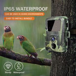 Jachtcamera's 20MP Mini Trail Hunting Camera Wildlife Hunter-camera's Mini600 1080P Forest Animal Cam Po Trap Surveillance Tracking 230608