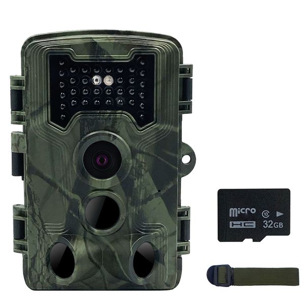 Caméras de chasse 36MP 1080P Trail and Game Camera avec vision nocturne 3 capteurs PIR IP66 Caméra de chasse infrarouge activée par le mouvement étanche 221011