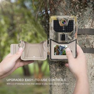 Hunting Cameras 36MP 27K Wildlife Trail Camera Po Traps Night Vision HC900A Wireless Tracking Surveillance 230606