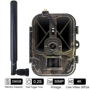 Cámaras de caza 4G 4K 36MP Cámara de Vida Silvestre APLICACIÓN Cámara de rastreo de caza 940nm LED IR invisibles Visión nocturna 120 Detección IP66 Cámara impermeable 231113