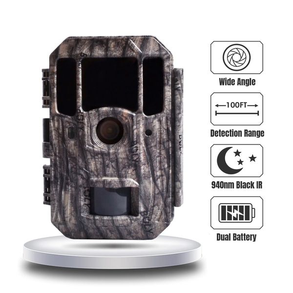 Caméras de chasse BolyGuard BG662W4K Caméra de jeu invisible sans fil 4K Trail Grand Angle FOV 110 Degrés Support 18650 Batteries 231123