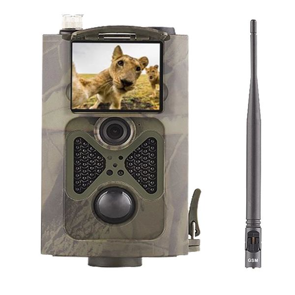 Caméras de chasse HC550M 2G MMS Trail Camera Vision nocturne infrarouge pour la transmission en temps réel de la recherche sur la faune et de la surveillance agricole 231208