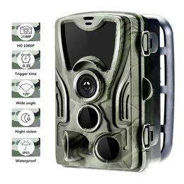 Jachtcamera's HC801A Outdoor Trail Trap Game Camera Infrarood Nachtzicht Wildlife Monitoring Waterdichte Cam Take Po Videorecorder 231208