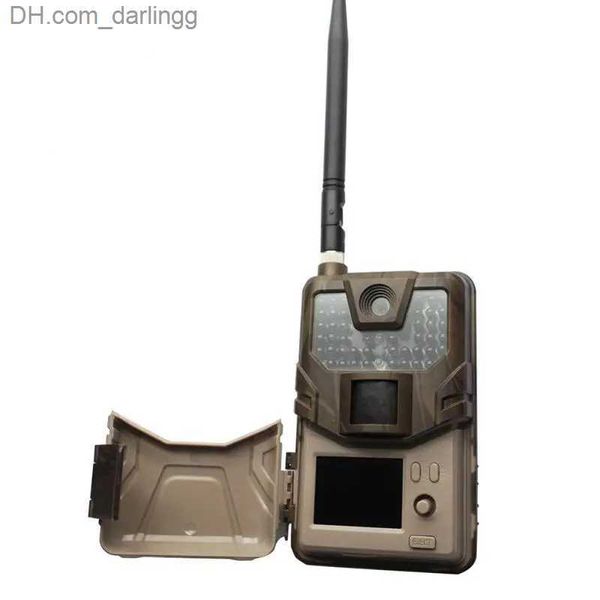 Hunting Cameras Caméras de chasse en plein air 2G SMS P Email cellulaire 4K 20MP 1080P caméra de sentier étanche pour la faune caméra de jeu piège Photo Q240306