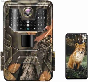 Hunting Cameras Caméras de chasse WIFI caméra de suivi en direct 4K 30MP Application Bluetooth contrôle caméra de chasse Vision nocturne WIFI900PRO surveillance de la faune Q240306