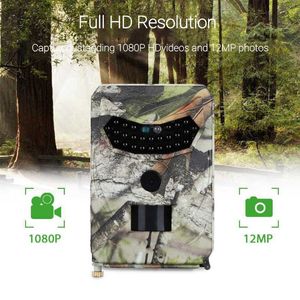 Caméras de chasse JPEG/AVI Trail Wildlife Camera 12MP 1080P Vision nocturne Cellulaire Mobile Sans Fil PoHuntingHunting