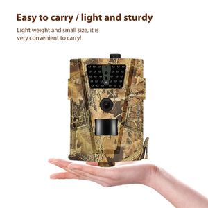 Jachtcamera's Mini Hunting Camera 12mp Wild Trail Camera Infrarood Night Vision Outdoor Motion Activated Scouting 0.2S Trigger Po Trap 231113