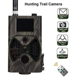 Jachtcamera's Outdoor 2G HC300M 1080P Cellular Trail Camera's Wild Trap Game Nacht Visie Hunting Security Wireless Waterproof Motion Activated 230320