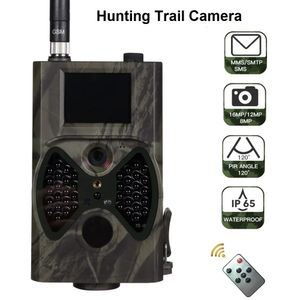 Hunting Cameras Extérieur 2G HC300M 1080P caméras de sentier cellulaire jeu de piège sauvage Vision nocturne chasse sécurité sans fil étanche mouvement activé 231113