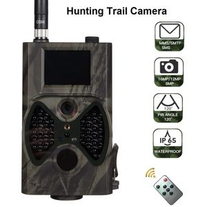 Caméras de chasse en plein air 2G HC300M 1080P Sentier cellulaire Piège sauvage Jeu Vision nocturne Sécurité Sans fil Étanche Activé par le mouvement 230603