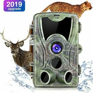 Caméras de chasse en plein air Faune 20MP HD 1080P Trail Camera Accessoires de vision nocturne IP66 Étanche Jeu Cam Thermique Portée 230620