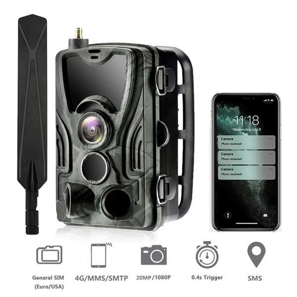 Cámaras de caza Suntekcam HC-801 series APP Control 4G 20MP 1080P Trail Camera Wireless Wildlife 0 3S Trigger Night Vision 2209232810