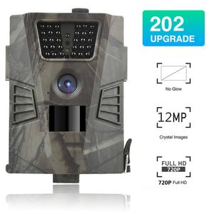 Jacht Camera Trail Camera 12MP 1080P Wildlife Scouting Nachtzicht Trap Game Digitale Surveillance Waterdichte IP65 230603