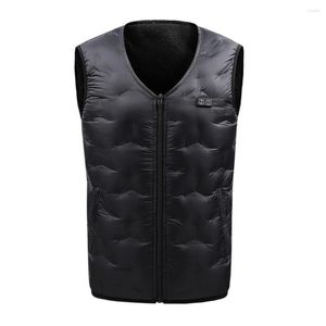 Jachtjassen 10 verwarmingsgebieden Vestjas Heren Winter Elektrisch verwarmd vest voor sport Wandelen Oversized 6XL