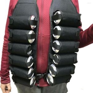 Vestes de chasse 12-Pack Beer Drinking Vest Multi-poches Drink Holster Storage With Inside Money Holder Funny BBQ Party Gag